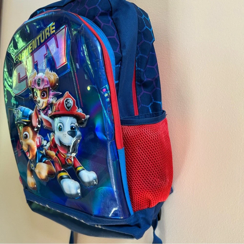 Paw Patrol Adventure City 17” Backpack | Large Compartments & Side Pockets🐾